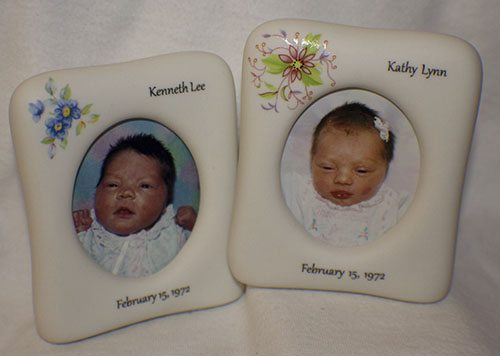 Personalized Keepsake Baby Photo and birth information Porcelain Plates –  The Photo Gift
