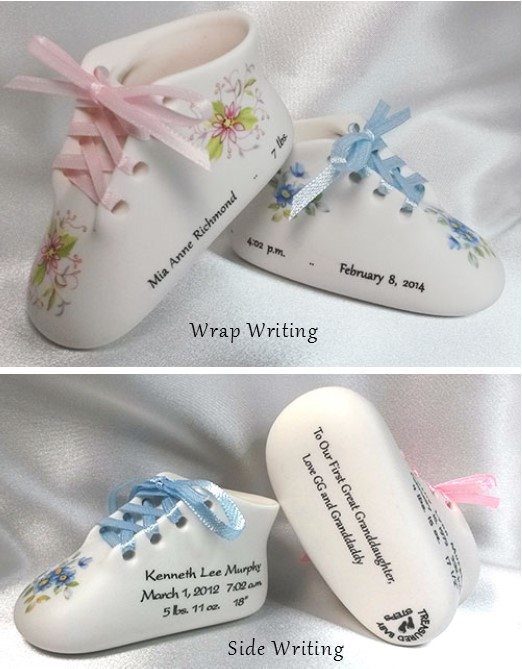 personalized baby booties